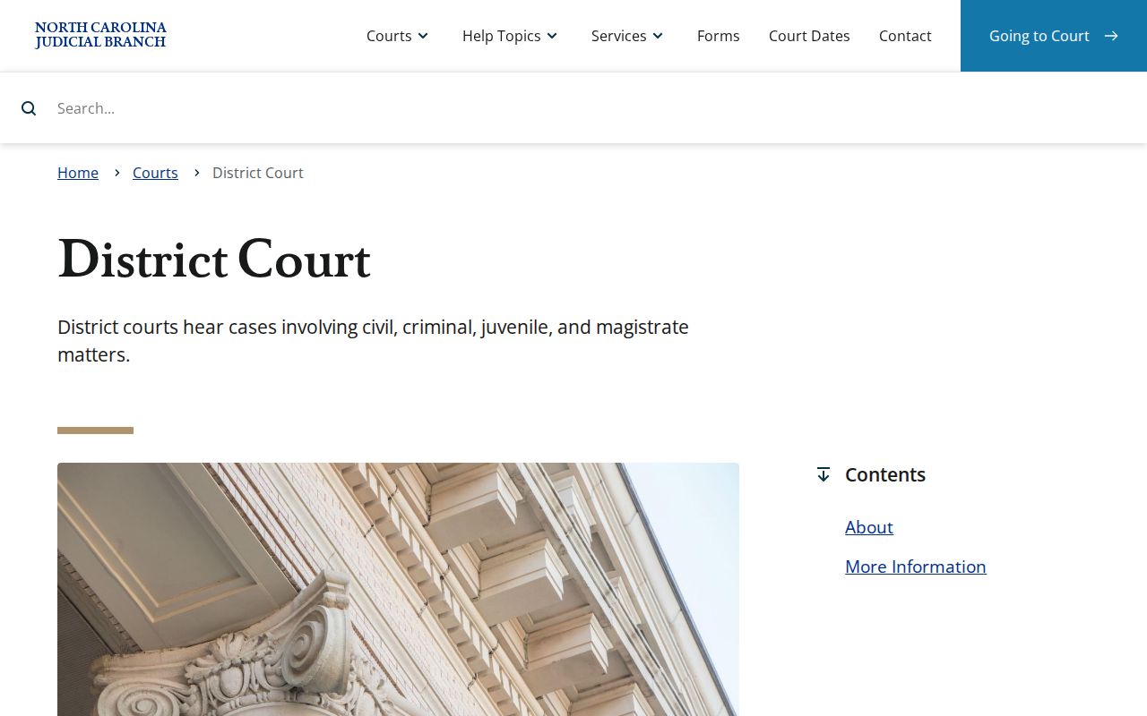Forsyth County court docket District Court division overview