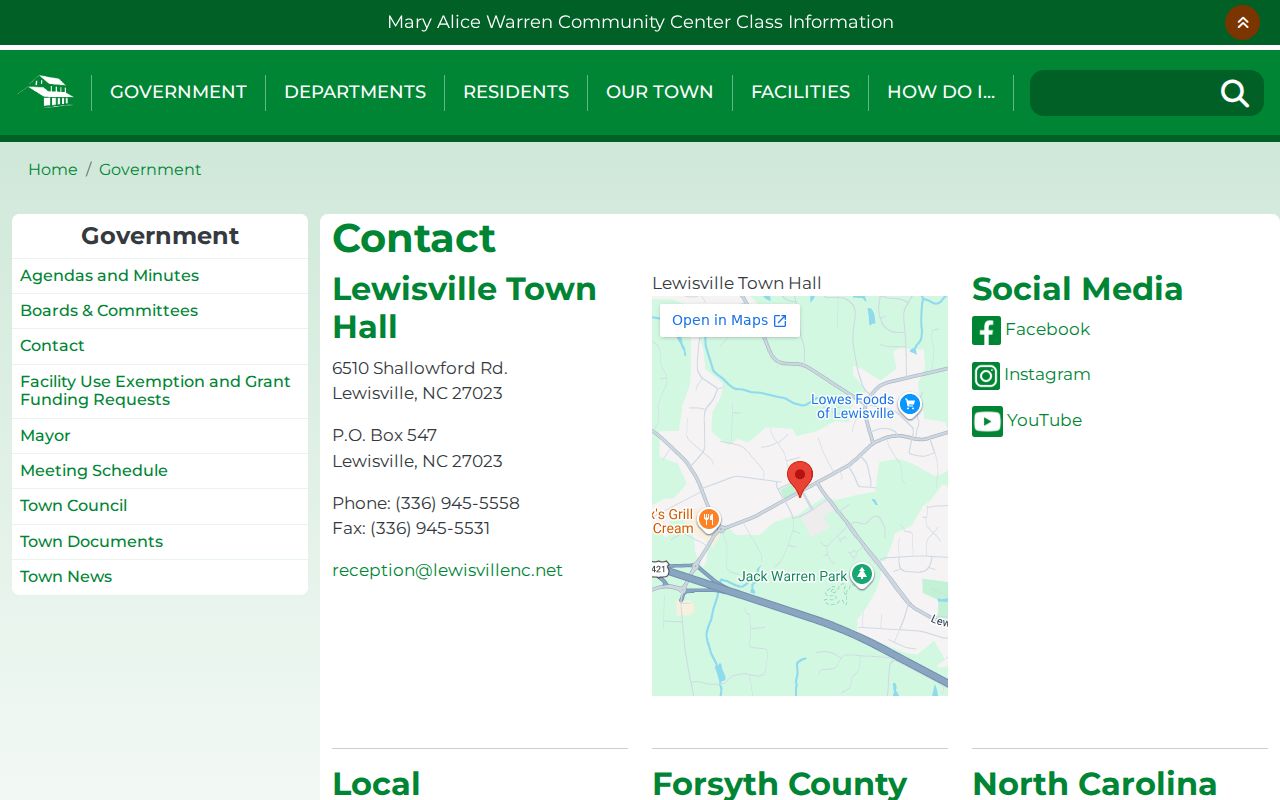 Lewisville court docket Town Hall contact reference