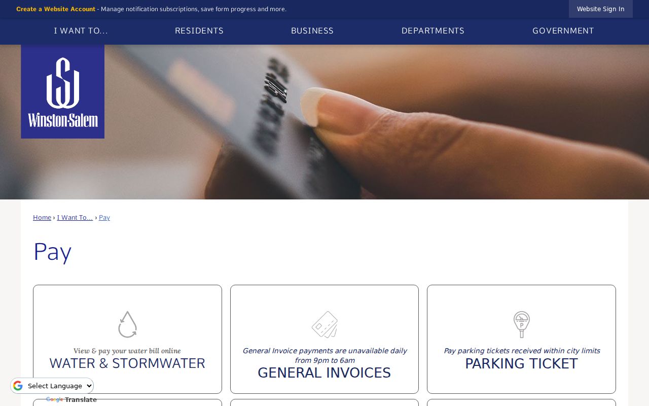 Forsyth traffic ticket Winston-Salem parking payment source image